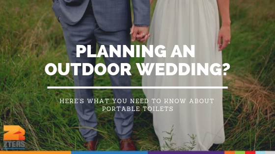 Planning an outdoor wedding? Here are your portable toilet options