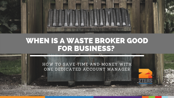 When is a Waste Broker Good for Business?