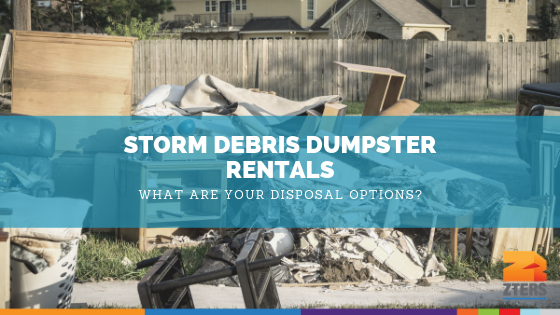Storm Debris Dumpster Rentals Explained: Hurricane Dumpsters & Storm Cleanup Options