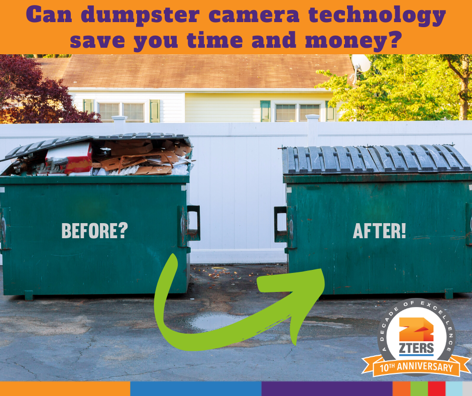 New dumpster camera technology for better waste management