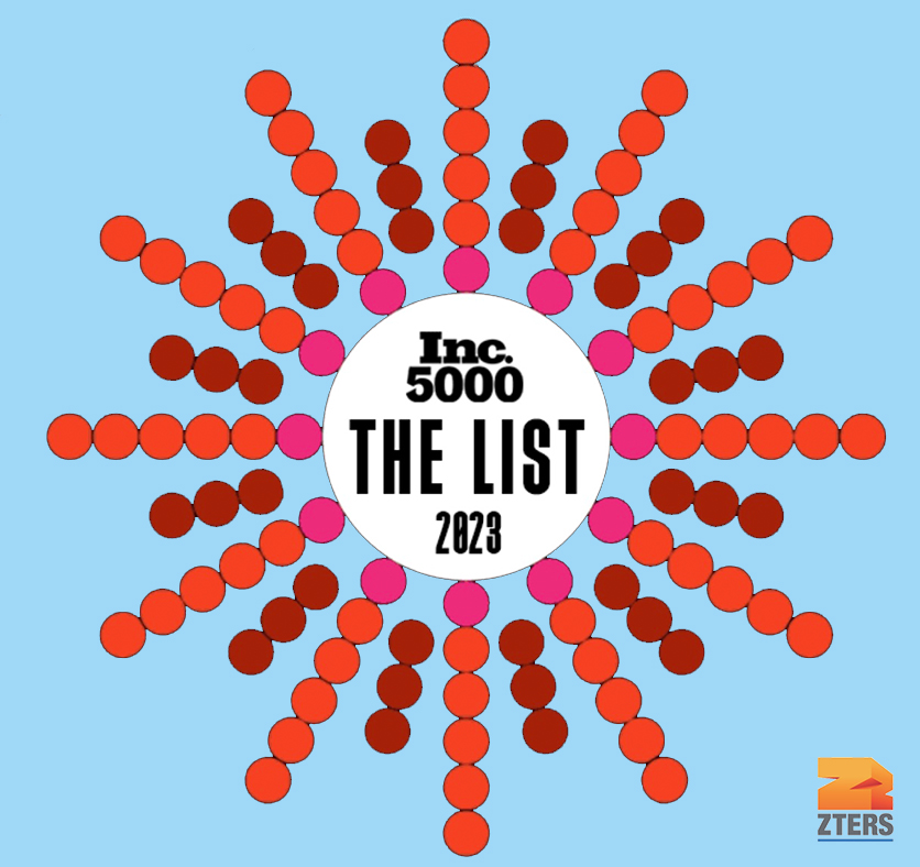 ZTERS Named to Inc. 5000 Fastest-Growing Companies List for Fifth Year