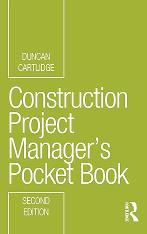 A lime green book cover "Construction Project Manager's Pocket Book (2nd edition)" by Duncan Cartlidg.