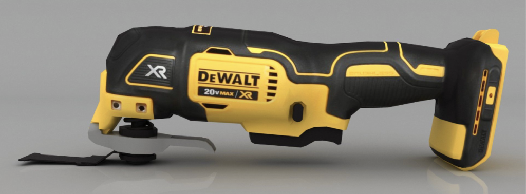 A picture of a DeWalt oscillating multi-tool.