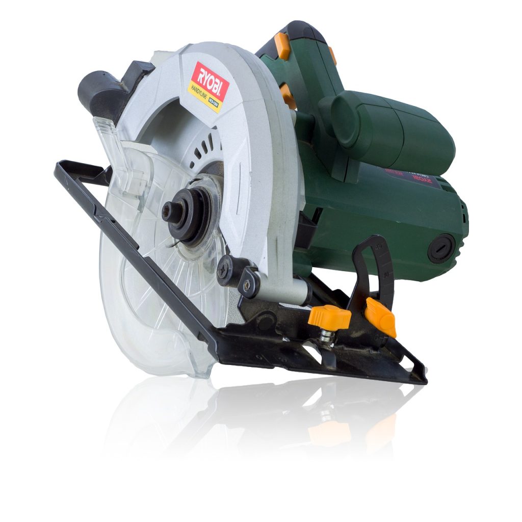 A picture of a Ryoal circular saw tool.