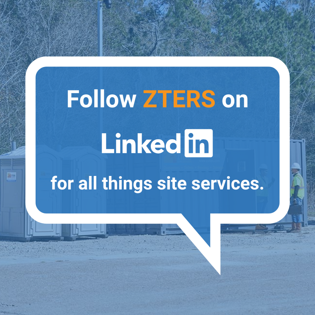 Follow ZTERS on LinkedIn for all things site services
