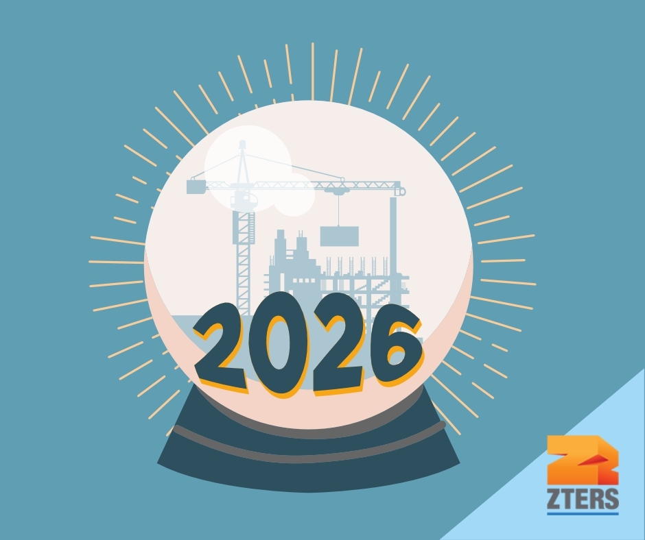 2026 future development concept illustration within a magic orb featuring a city skyline, construction cranes, and modern urban growth that is ZTERS branded