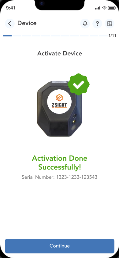Z SIGHT Mobile Dashboard